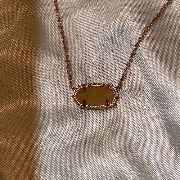 Kendra Scott Rose Gold Sparkle Pendant Necklace - Picture 2 of 4